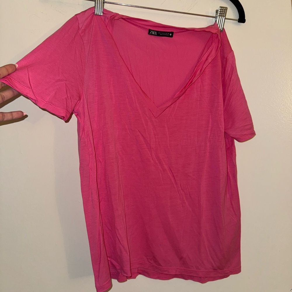 Zara Pink Cozy T-shirt